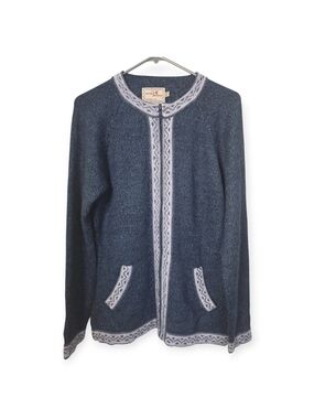 Women's NWOT Alpaca Imports Alpaca blend, full zip sweater, size XL